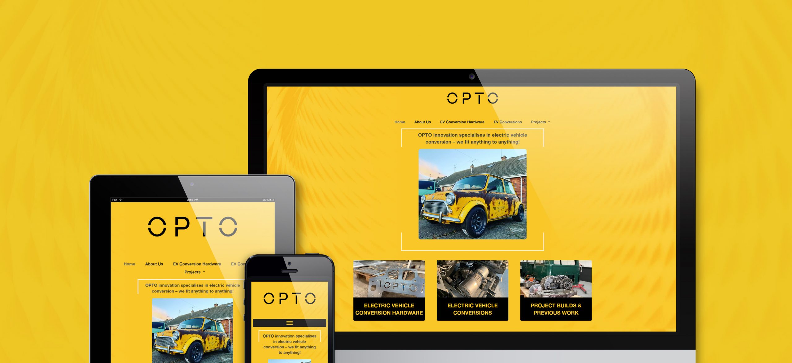 Opto Innovation Website Sample